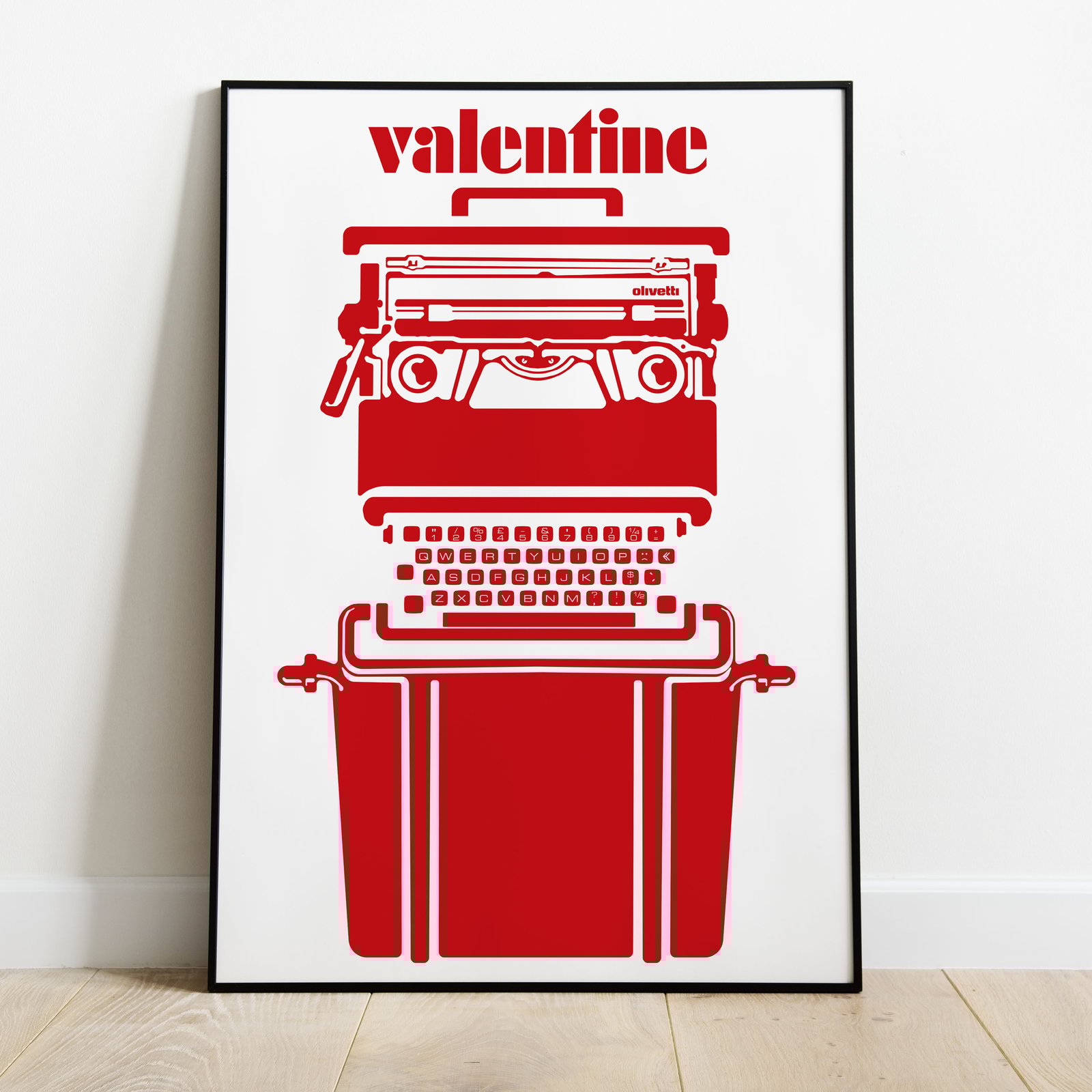 Olivetti Valentine ポスター額装 ポップアート Valentine | glicée